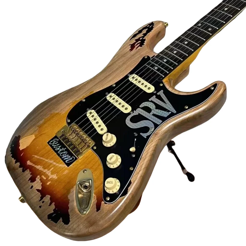 Винтажная гитара Sunburst цвета розового дерева, гриф, версия 2026
Винтажная гитара Sunburst цвета розового дерева, гриф, версия 2026