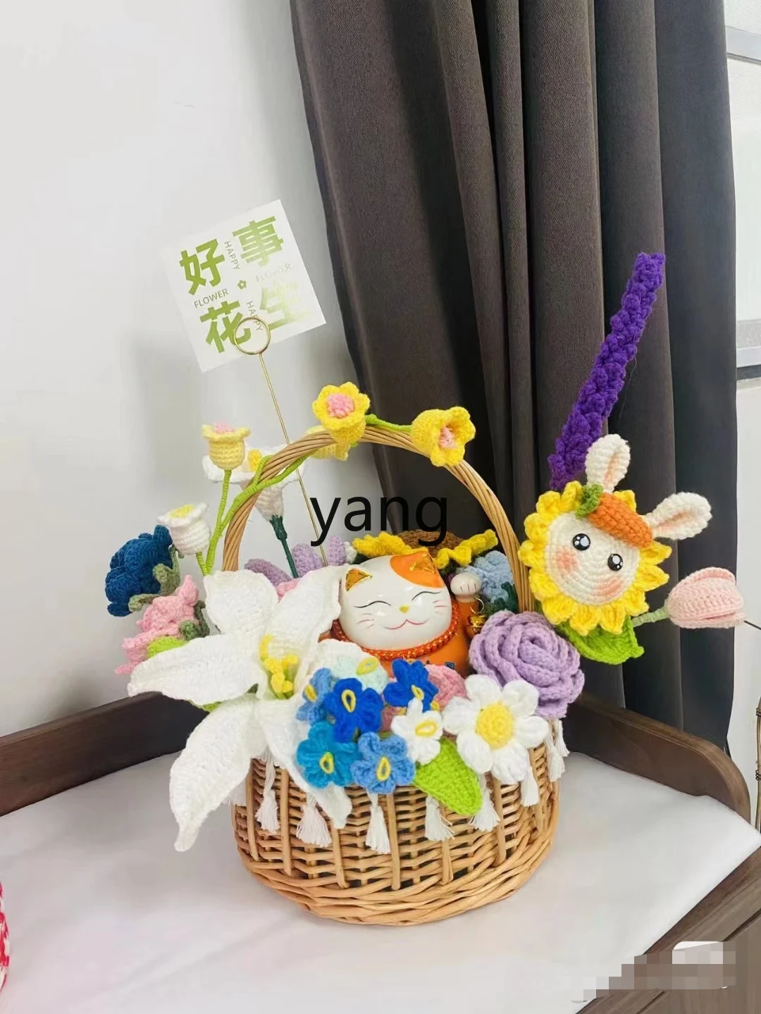 LMM Finished Products Qixi Valentine's Day Teacher's Day Handmade Woven Rose Bouquet
LMM Finished Products Qixi Valentine's Day Teacher's Day Handmade Woven Rose Bouquet