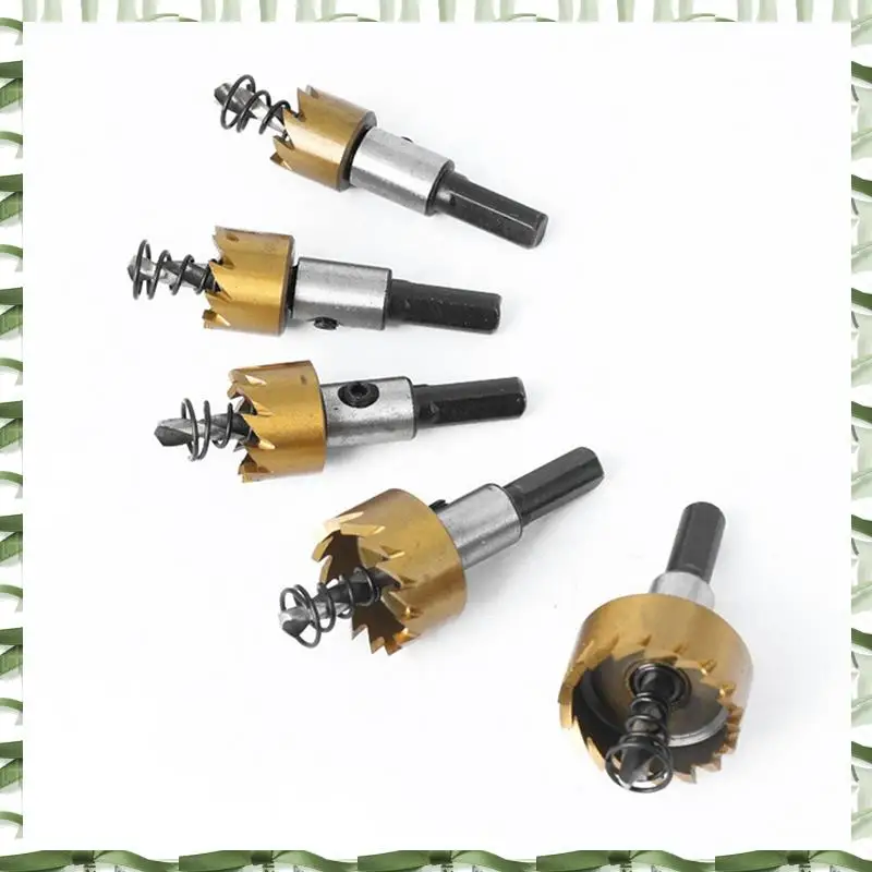 5-Piece Set Of 16Mm-30Mm High-Speed Steel Drill Hole Cutter, Suitable For Metal, Copper, Stainless Steel And Iron Plate Durable
5-Piece Set Of 16Mm-30Mm High-Speed Steel Drill Hole Cutter, Suitable For Metal, Copper, Stainless Steel And Iron Plate Durable