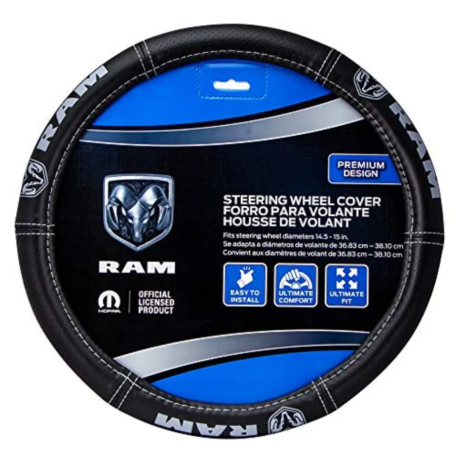 006697R25 Чехол на руль Ram Deluxe Elite - серый с логотипом
006697R25 Чехол на руль Ram Deluxe Elite - серый с логотипом