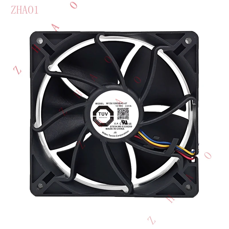 Z for Nidec W12E12BGBA5-07 DC12V 2.61A 12038 12CM 4-wire cooling fan
Z for Nidec W12E12BGBA5-07 DC12V 2.61A 12038 12CM 4-wire cooling fan