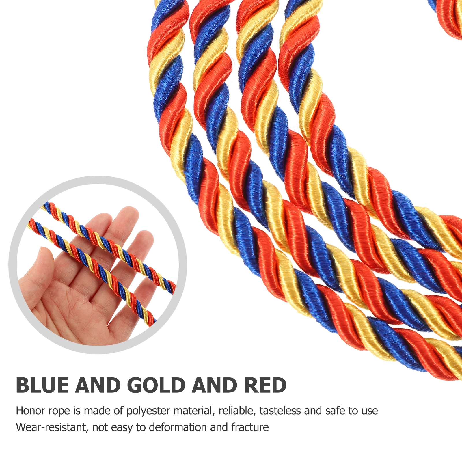 4pcs Graduation Honor Cord Polyester Tassel Gown Cords Braided Accessories for Ceremonies Parties Decoration Keepsake Student
4pcs Graduation Honor Cord Polyester Tassel Gown Cords Braided Accessories for Ceremonies Parties Decoration Keepsake Student