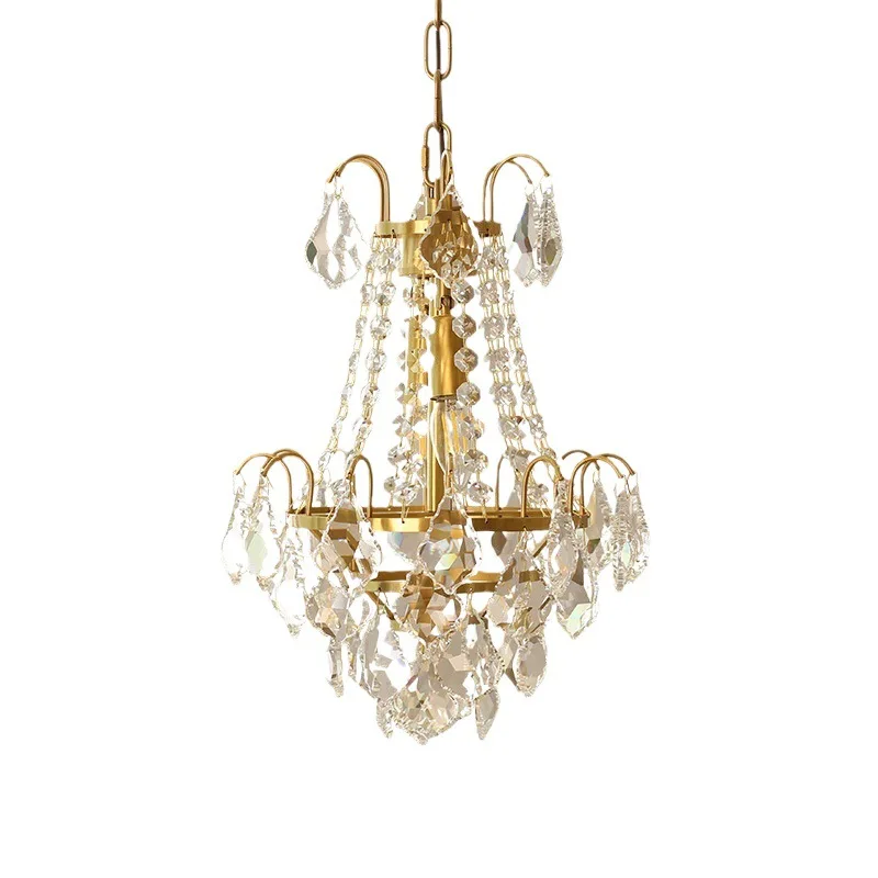 French, romantic, retro, crystal, small chandelier, bedroom, light luxury, creative
French, romantic, retro, crystal, small chandelier, bedroom, light luxury, creative