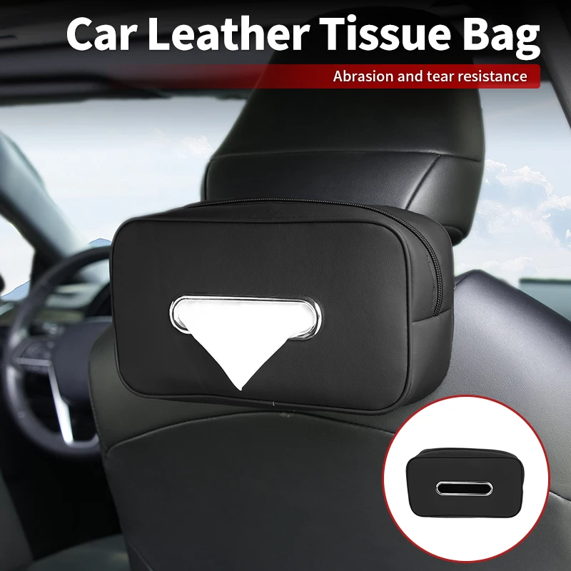 Car Leather Tissue Bag Seat Back Paper Towel Box Universal Hanging Tissue Pouch Auto Interior Accessories
Car Leather Tissue Bag Seat Back Paper Towel Box Universal Hanging Tissue Pouch Auto Interior Accessories