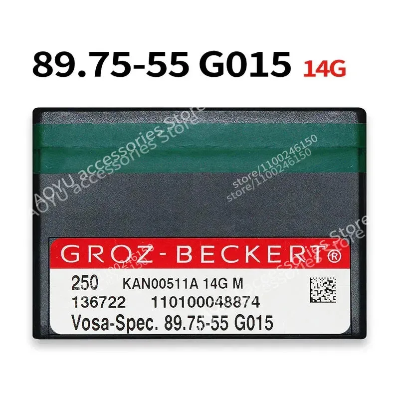 250 Pcs GROZ-BECKERT Vosa-Spec. 89.75-55 G015 Needles 14G For SHIMA SEIKI Chinese Computerized Knitting Machines
250 Pcs GROZ-BECKERT Vosa-Spec. 89.75-55 G015 Needles 14G For SHIMA SEIKI Chinese Computerized Knitting Machines