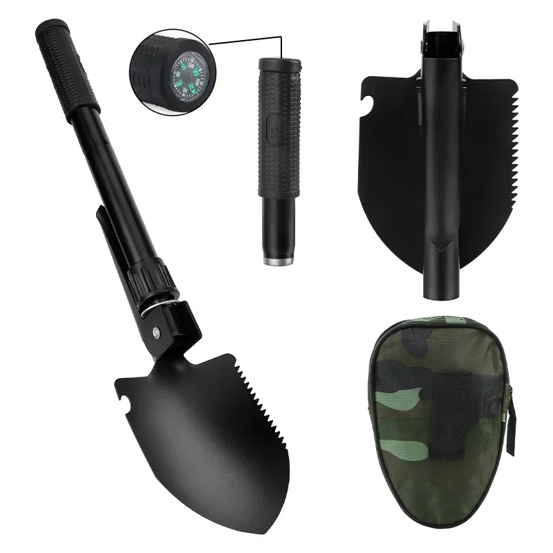 Mini Military Portable Folding Shovel Multi-Function Garden Outdoor Tool with Carry Bag for Gardening Survival Hiking Camping
Mini Military Portable Folding Shovel Multi-Function Garden Outdoor Tool with Carry Bag for Gardening Survival Hiking Camping