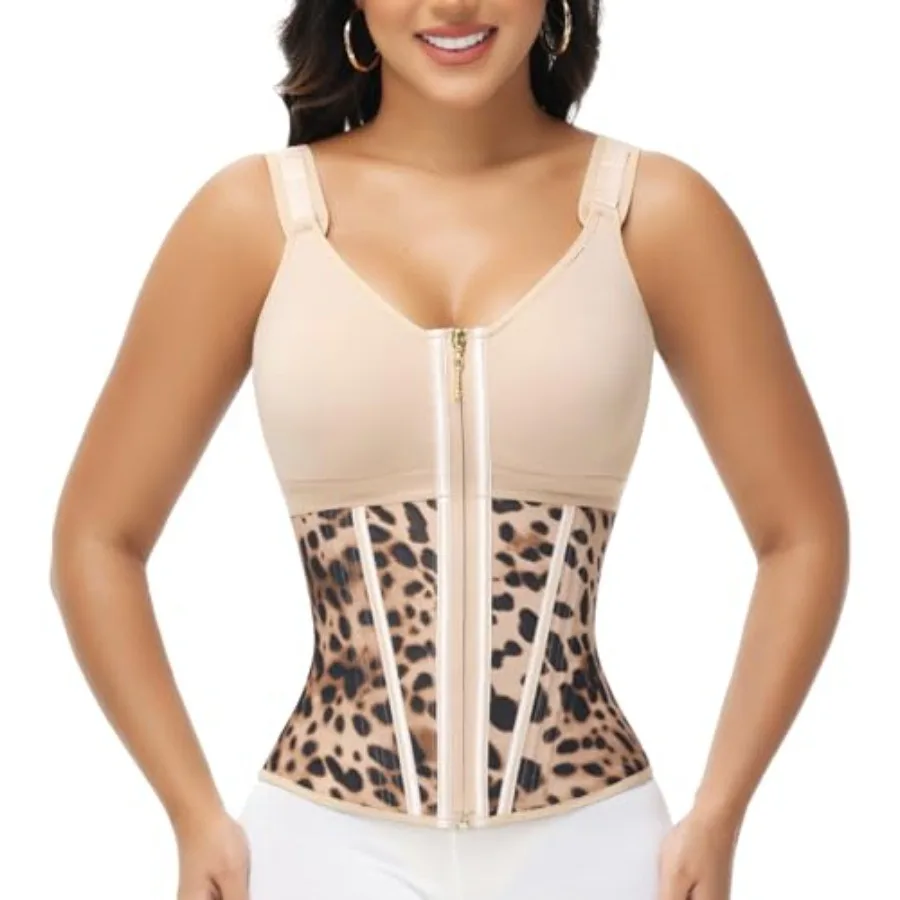 SHAPSHE Waist Trainer Corset for Women Tummy Control Sport Workout Body Shaper Vest for Women Postpartum Gym Zipper and Hooks
SHAPSHE Waist Trainer Corset for Women Tummy Control Sport Workout Body Shaper Vest for Women Postpartum Gym Zipper and Hooks