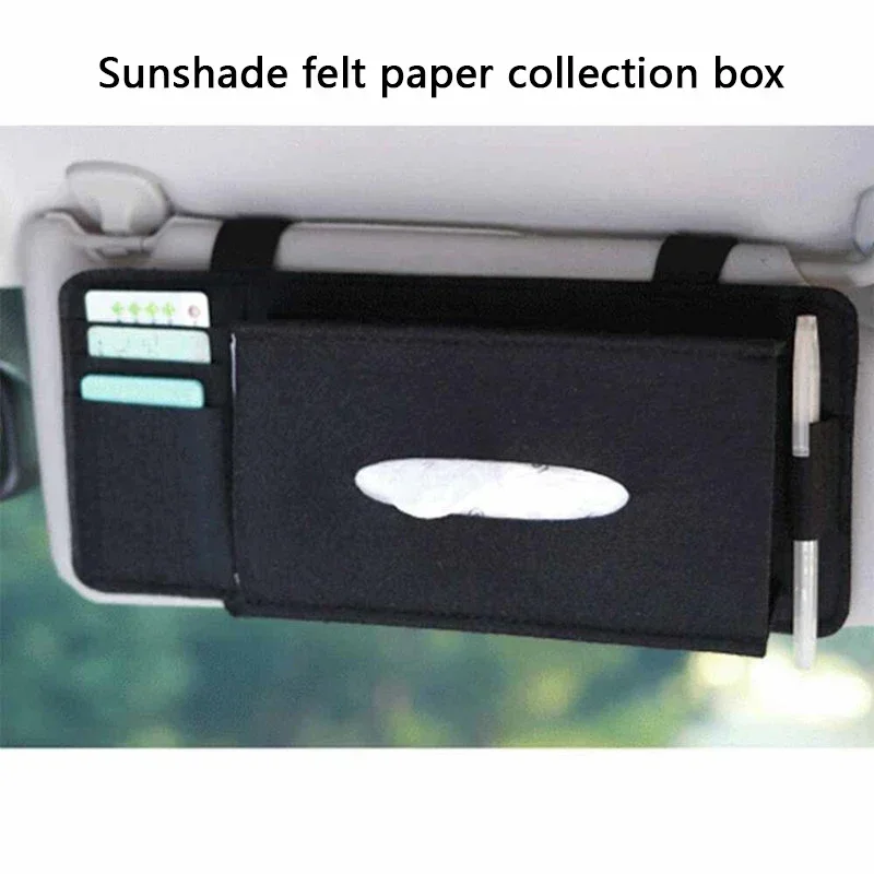 2023 Creative Car Sunshade Tissue Box Paper Towel Bag Multi - Function Felt Car Hanging Seat Car Interior Storage Box Supplies
2023 Creative Car Sunshade Tissue Box Paper Towel Bag Multi - Function Felt Car Hanging Seat Car Interior Storage Box Supplies