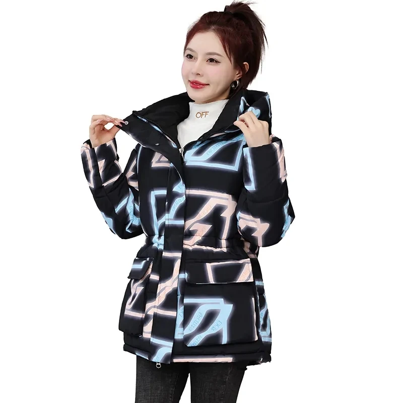 Thick Winter Jackets For Womens 2023 New Fashion Casual Down Cotton Jacket Female Printed Long Hooded Parkas Warm Outerwear
Thick Winter Jackets For Womens 2023 New Fashion Casual Down Cotton Jacket Female Printed Long Hooded Parkas Warm Outerwear