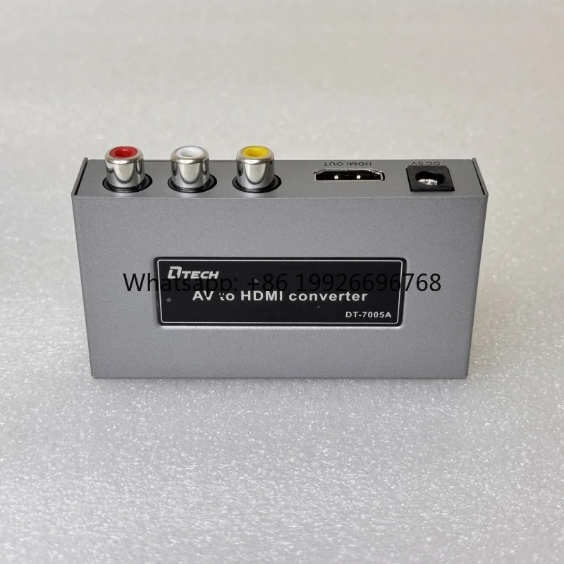 DTECH DT-7005A(MS) AV to HDMI Video Audio Converter Adapter 1080P HD Converter for HDTV
DTECH DT-7005A(MS) AV to HDMI Video Audio Converter Adapter 1080P HD Converter for HDTV