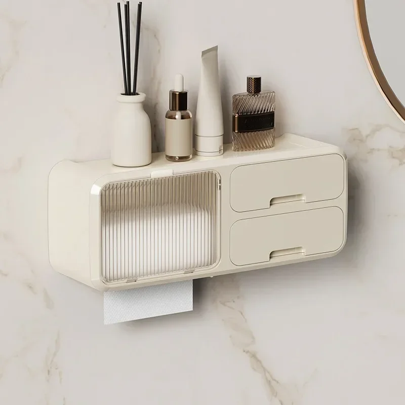 Non punching toilet tissue box, waterproof toilet paper roll, toilet storage box, bathroom storage rack, hanging
Non punching toilet tissue box, waterproof toilet paper roll, toilet storage box, bathroom storage rack, hanging
