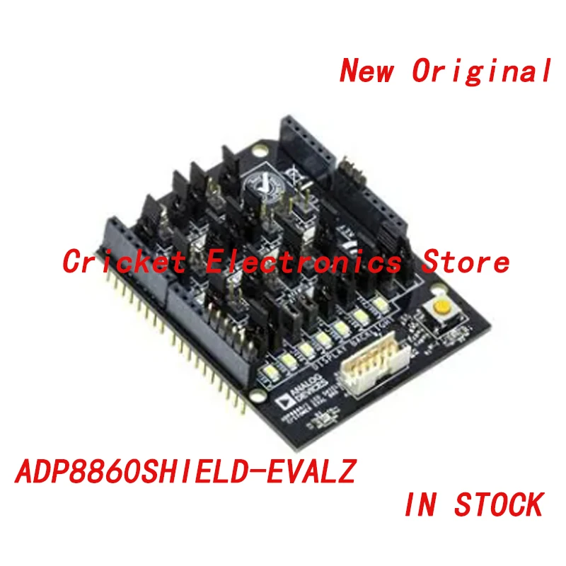 ADP8860SHIELD-EVALZ LED lighting development tool Charge Pump 7-Channel Smart LED Driver with I2C Interface
ADP8860SHIELD-EVALZ LED lighting development tool Charge Pump 7-Channel Smart LED Driver with I2C Interface