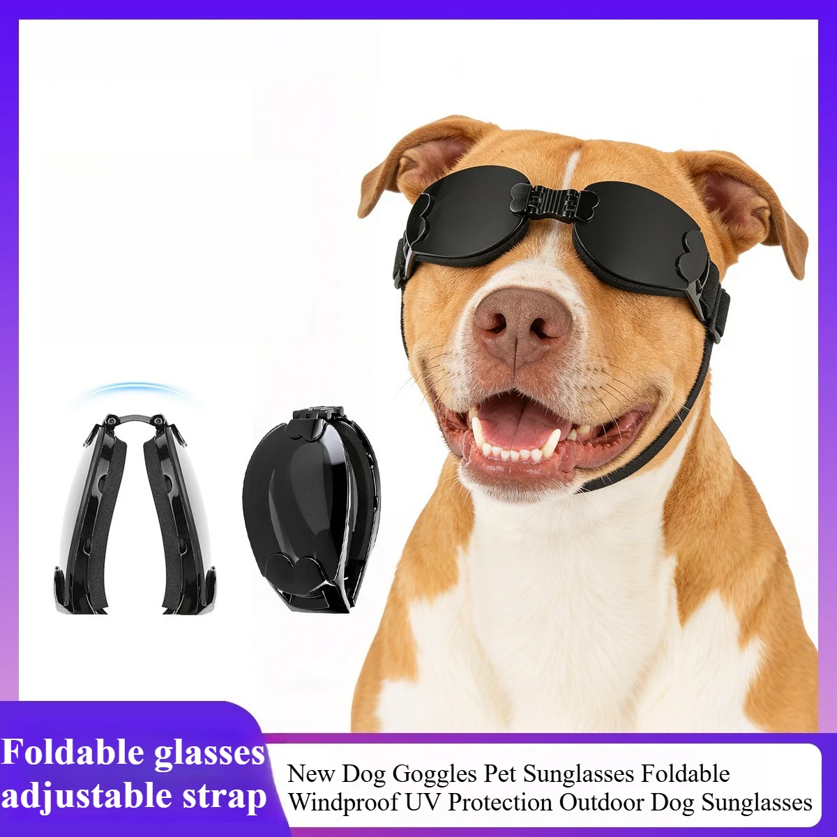 New Dog Goggles Pet Sunglasses Foldable Windproof UV Protection Outdoor Dog Sunglasses dog supplies
New Dog Goggles Pet Sunglasses Foldable Windproof UV Protection Outdoor Dog Sunglasses dog supplies