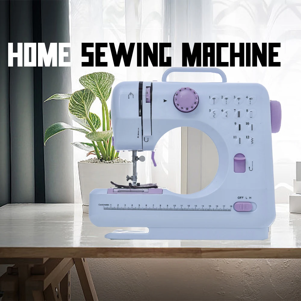 1PC Household Portable Beginners Mini 12 Stitches Sewing Machine Electric Crafting Mending Overlock with Presser Foot Pedal
1PC Household Portable Beginners Mini 12 Stitches Sewing Machine Electric Crafting Mending Overlock with Presser Foot Pedal