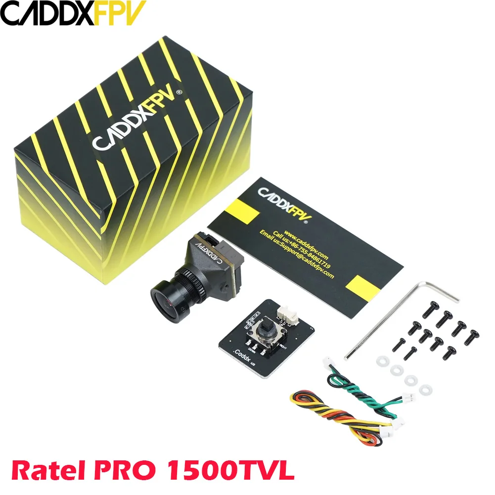 CADDX Ratel Pro 1500TVL 9.5g Ultra Light FOVD NTSC/PAL CMOS FPV Starlight Night Vision Camera for FPV RC Drone
CADDX Ratel Pro 1500TVL 9.5g Ultra Light FOVD NTSC/PAL CMOS FPV Starlight Night Vision Camera for FPV RC Drone