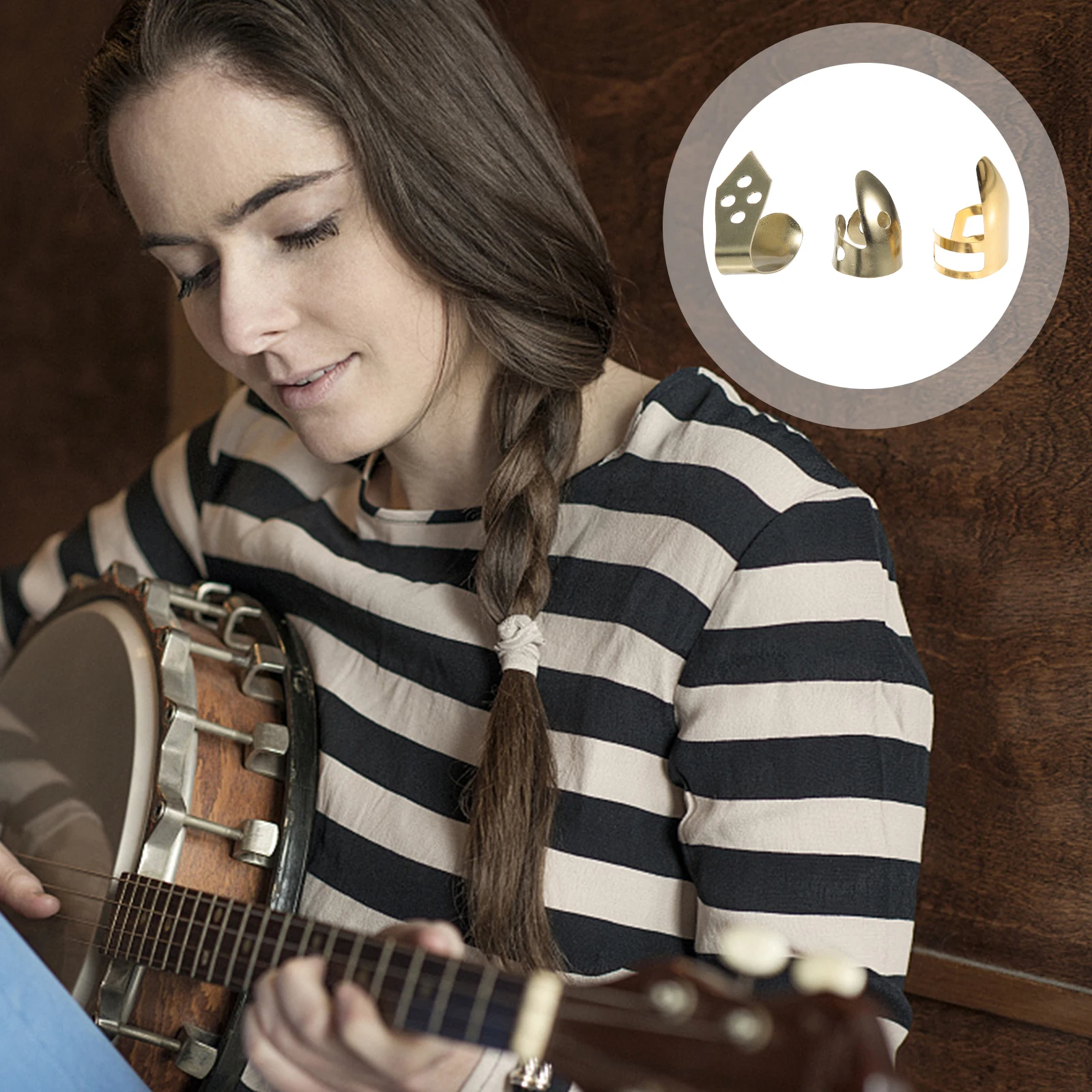 Guitar Finger Cots Thumb Pick Picks Protectors Adjustable Banjo Metal for Acoustic Durable
Guitar Finger Cots Thumb Pick Picks Protectors Adjustable Banjo Metal for Acoustic Durable