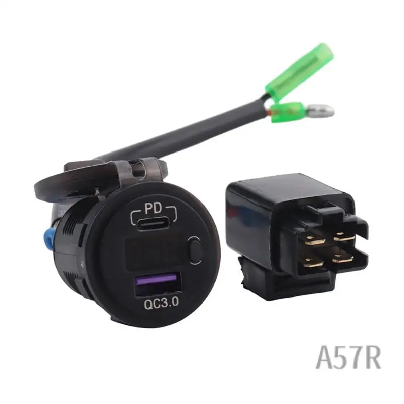 7R-Motorcycle USB Charger Socket Adapter USB+Type C Converter For KAWASAKI Versys 650 Accessories 
7R-Motorcycle USB Charger Socket Adapter USB+Type C Converter For KAWASAKI Versys 650 Accessories