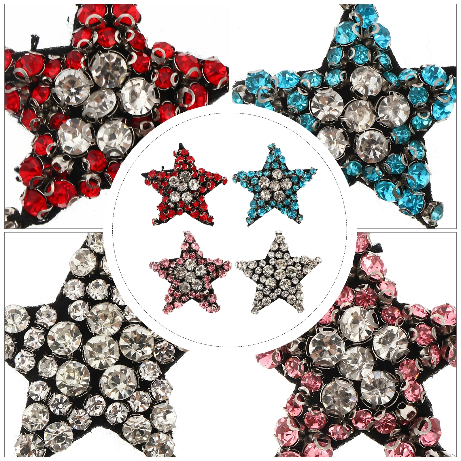 Rhinestone Applique Star Pentagram Patch Embroidery Patches Stickers Garment Accessories Sewing Crafts Bright Patterns Long Use
Rhinestone Applique Star Pentagram Patch Embroidery Patches Stickers Garment Accessories Sewing Crafts Bright Patterns Long Use