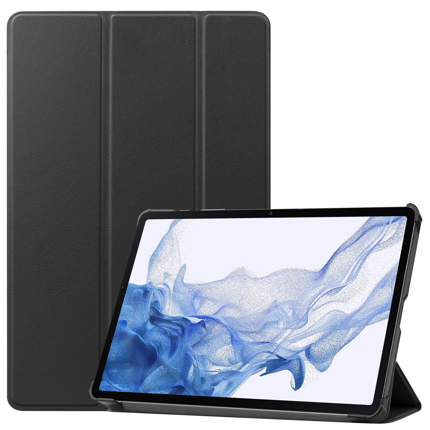 Чехол-книжка для Samsung Galaxy Tab S10 FE / S9 FE / S9 Tri-Fold Stand Folio из искусственной кожи с автоматическим пробуждением / Sleep Tablet - черный
Чехол-книжка для Samsung Galaxy Tab S10 FE / S9 FE / S9 Tri-Fold Stand Folio из искусственной кожи с автоматическим пробуждением / Sleep Tablet - черный