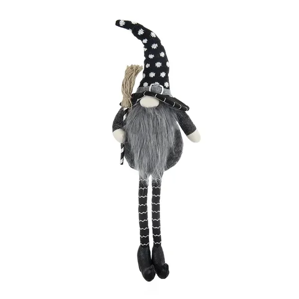 6.3x4.3x25' abric Sitting Black Gnome With Broomstick & Soft Legs, for Halloween Decor
6.3x4.3x25' abric Sitting Black Gnome With Broomstick & Soft Legs, for Halloween Decor