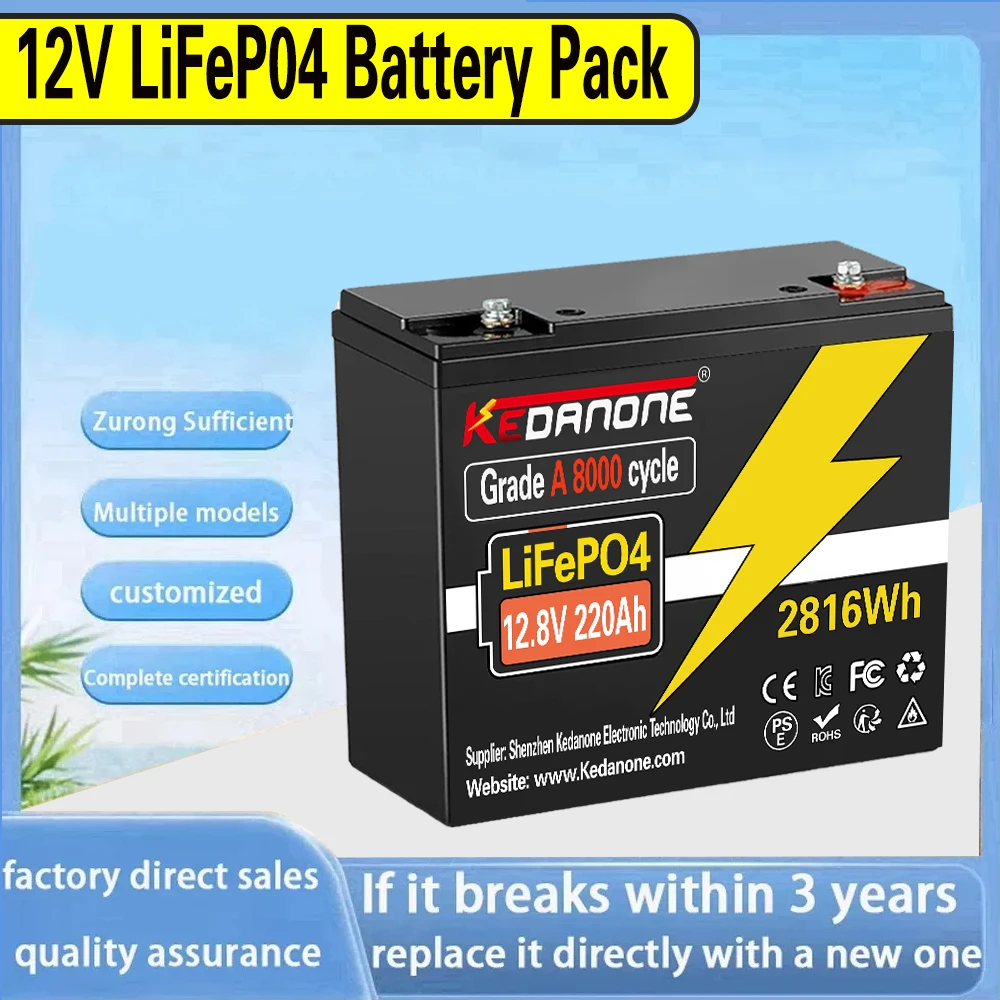 12.8V200Ah LiFePO4 Lithium Battery, Built-in BMS, Rechargeable Battery, for RV/Camper, Solar, Marine, Overland/Van, Off-
12.8V200Ah LiFePO4 Lithium Battery, Built-in BMS, Rechargeable Battery, for RV/Camper, Solar, Marine, Overland/Van, Off-