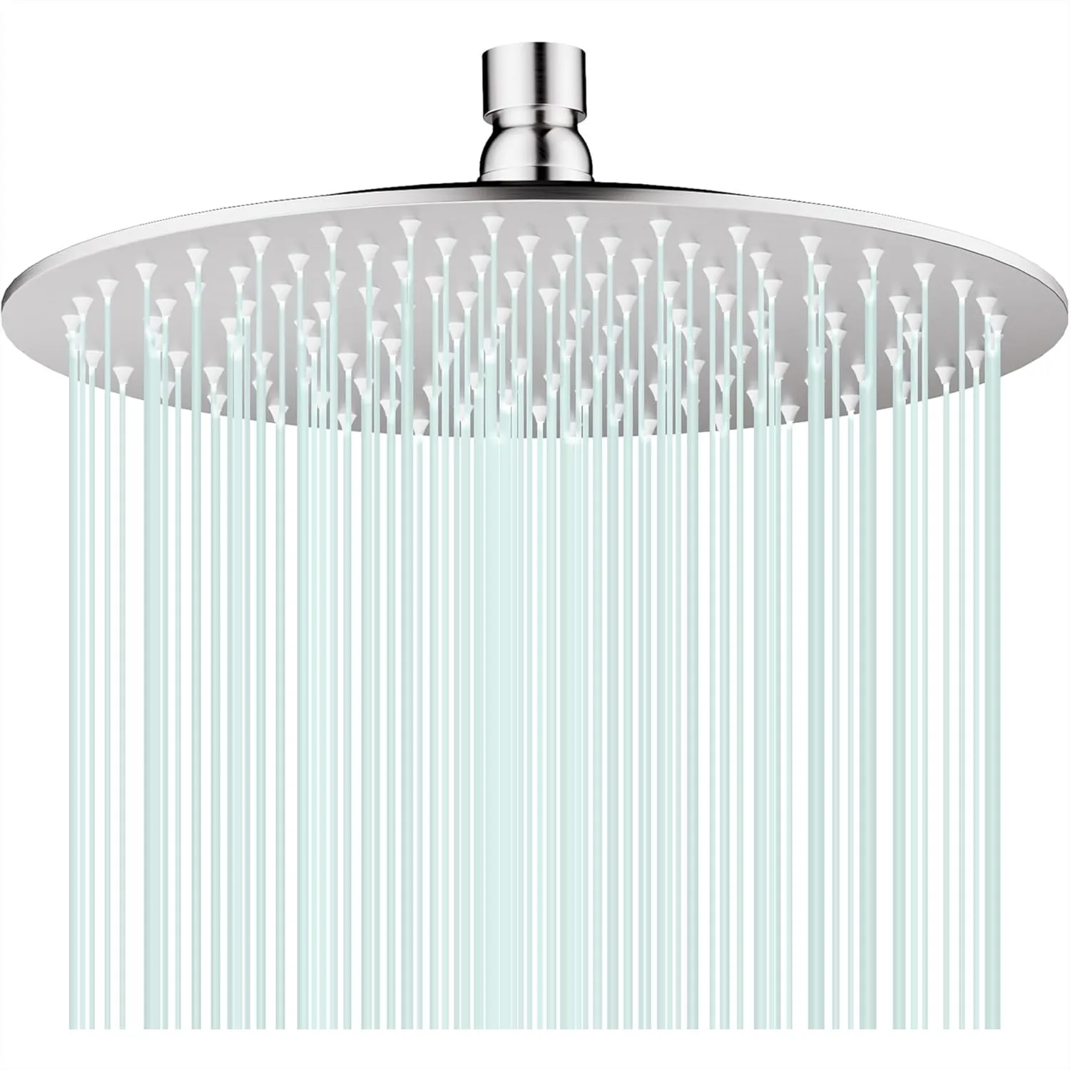 All Metal Rain Shower Head 10 Inch - Heavy Duty Stainless Steel, High Flow, Ultra-Thin Modern Design for Bathroom
All Metal Rain Shower Head 10 Inch - Heavy Duty Stainless Steel, High Flow, Ultra-Thin Modern Design for Bathroom
