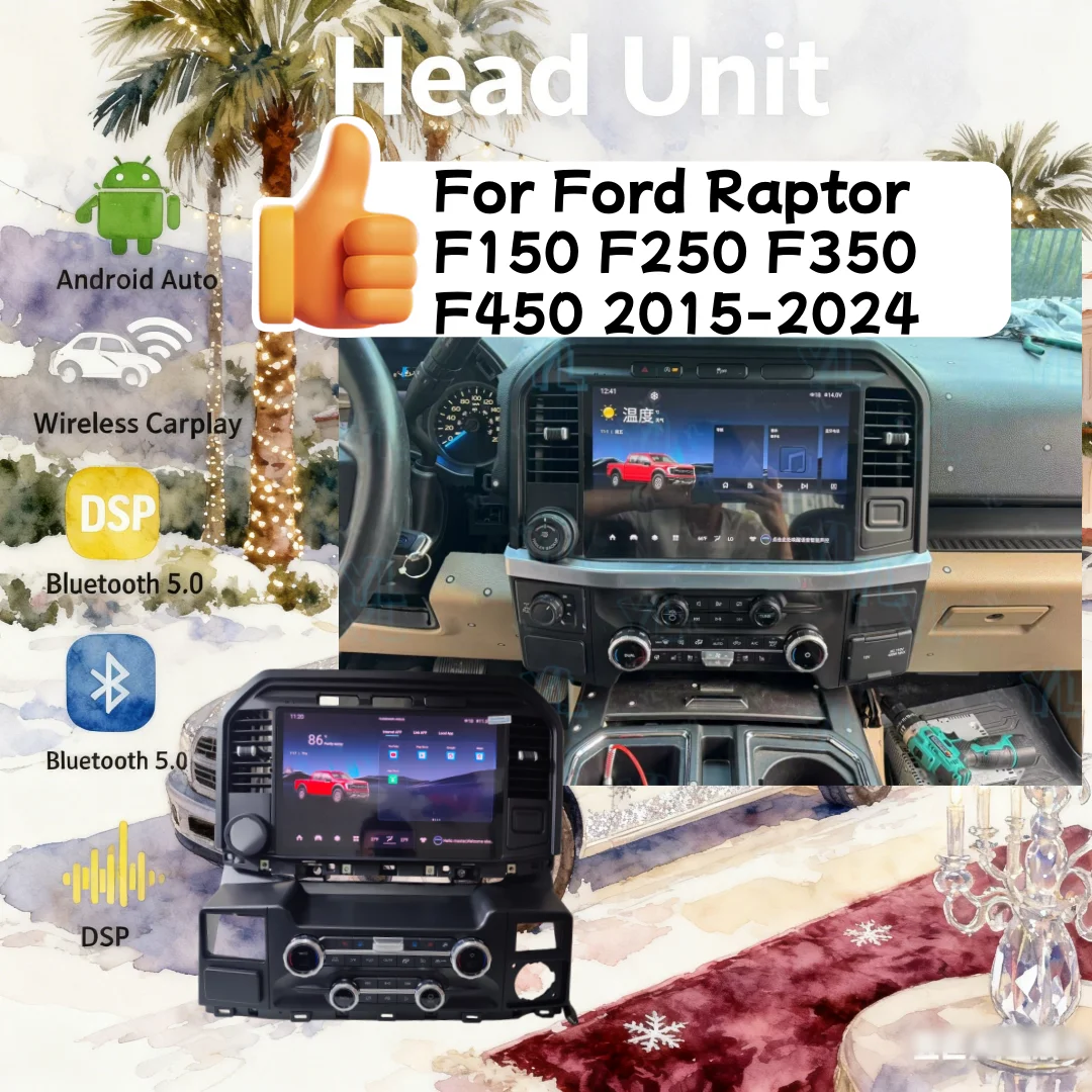 Новое обновление 13,1-дюймового автомобильного радиоприемника Android 13 для Ford F150 2015-2024 CarPlay GPS-навигация Мультимедийный видеоплеер WIFI 4G Unit
Новое обновление 13,1-дюймового автомобильного радиоприемника Android 13 для Ford F150 2015-2024 CarPlay GPS-навигация Мультимедийный видеоплеер WIFI 4G Unit