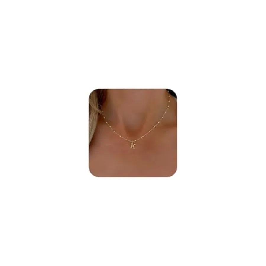 Initial Necklaces for Women, Dainty A-Z Pendant Letter Charm Necklace Personalized Name Necklaces for Women Trendy Jewelry Gift
Initial Necklaces for Women, Dainty A-Z Pendant Letter Charm Necklace Personalized Name Necklaces for Women Trendy Jewelry Gift