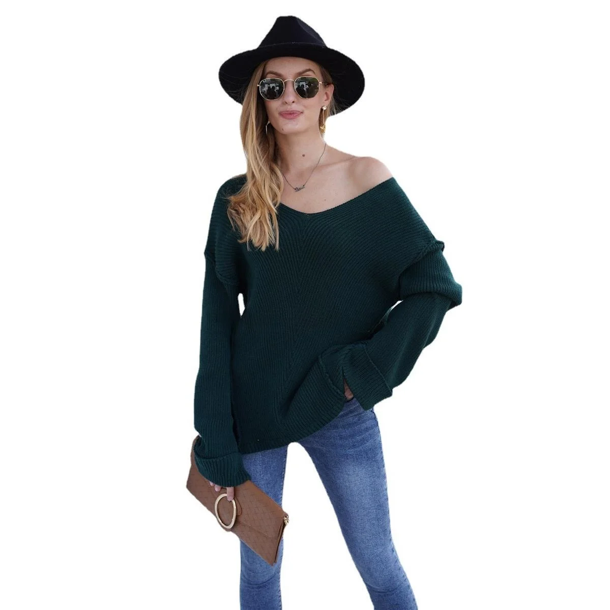 Женский трикотаж большого размера V-Ne Long Sve, однотонный пуловер, свитер, осень-зима, новый свободный крой, большие размеры
Женский трикотаж большого размера V-Ne Long Sve, однотонный пуловер, свитер, осень-зима, новый свободный крой, большие размеры