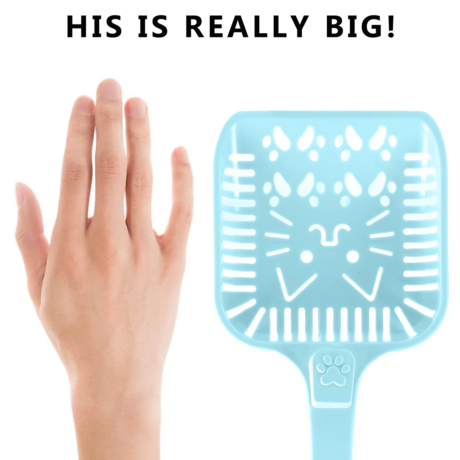 6Pcs Cat Litter Scoop Plastic Pet Sand Shovel Lightweight Ergonomic Handle Big Wide Mouth Efficient Cleaning for Pet Litter Poop
6Pcs Cat Litter Scoop Plastic Pet Sand Shovel Lightweight Ergonomic Handle Big Wide Mouth Efficient Cleaning for Pet Litter Poop