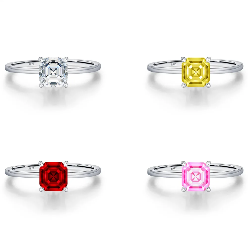 Apexelle Brand Luxury Jewelry 925 Sterling Silver Rings Simple Series Diamond Ring Plain Circle Wedding Band Fine Jewelry
Apexelle Brand Luxury Jewelry 925 Sterling Silver Rings Simple Series Diamond Ring Plain Circle Wedding Band Fine Jewelry