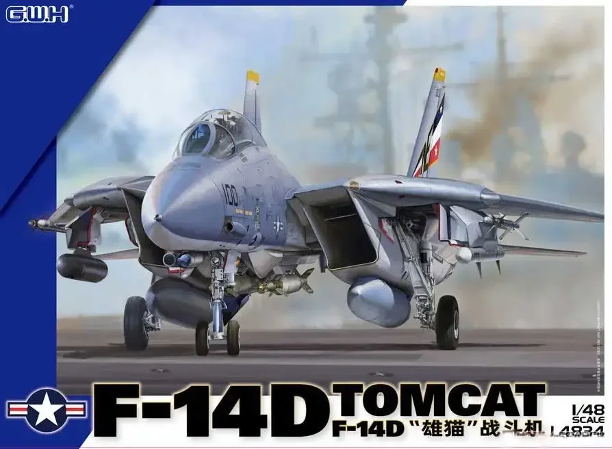 Great Wall hobby 1/48 L4834 F-14D Tomcat carrier fighter-assembly aircraft Scale Model Kit
Great Wall hobby 1/48 L4834 F-14D Tomcat carrier fighter-assembly aircraft Scale Model Kit