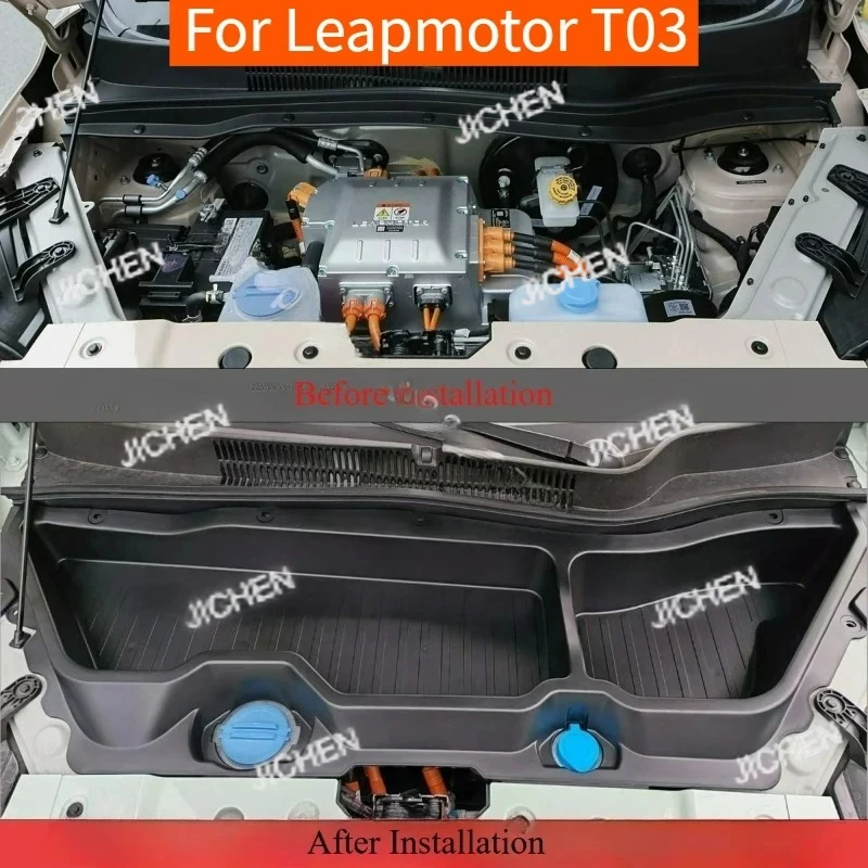 Органайзер передней камеры автомобиля для Leapmotor T03 2023 2024 2025, высококачественный водонепроницаемый ящик для хранения, передняя запасная коробка из АБС-пластика, аксессуары
Органайзер передней камеры автомобиля для Leapmotor T03 2023 2024 2025, высококачественный водонепроницаемый ящик для хранения, передняя запасная коробка из АБС-пластика, аксессуары