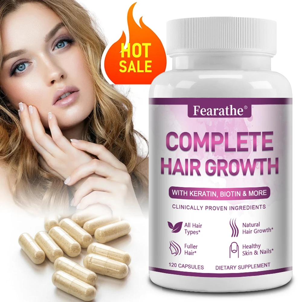 Hair Growth Capsules, Nourish Hair Follicles, Reduce Thinning & Hair Loss, Support Thick Fuller Hair, Healthy Skin & Nails
Hair Growth Capsules, Nourish Hair Follicles, Reduce Thinning & Hair Loss, Support Thick Fuller Hair, Healthy Skin & Nails