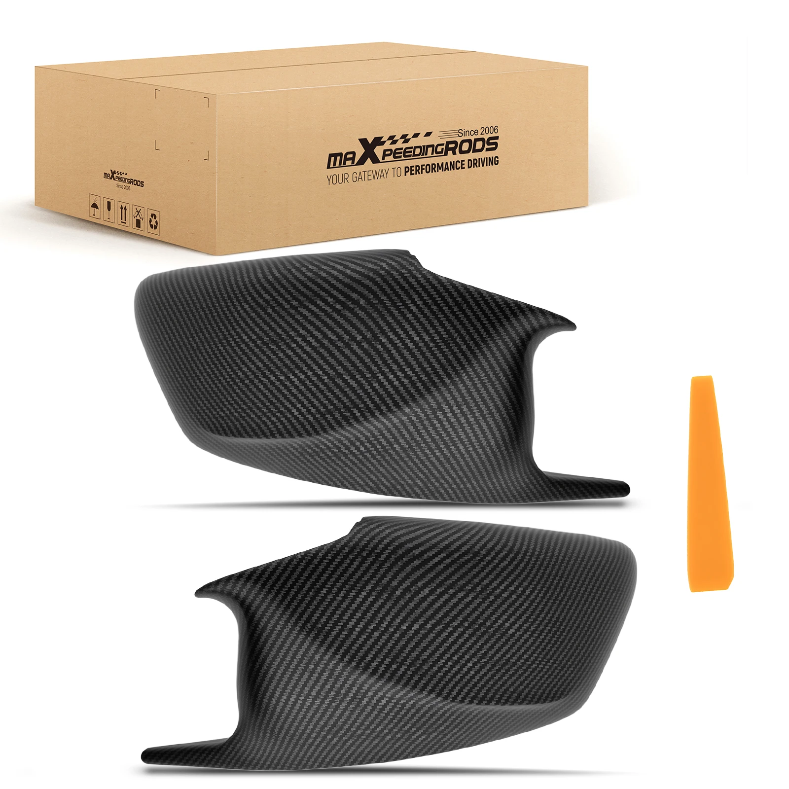 Side Mirror Cover Caps for BMW F10 F11 5-Series 51167216369 Carbon Fiber Black
Side Mirror Cover Caps for BMW F10 F11 5-Series 51167216369 Carbon Fiber Black