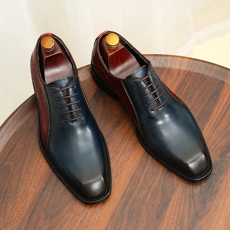 Men's New Formal Genuine Leather Shoes Cowhide Wedding Trendy British Business Shoes
Men's New Formal Genuine Leather Shoes Cowhide Wedding Trendy British Business Shoes
