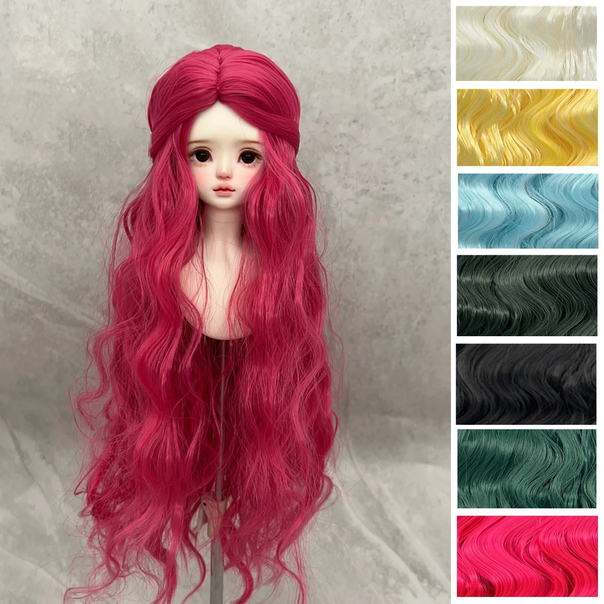 1/6 BJD Doll Wig Long Deep Wave Hair Synthetic Wig Doll Accessories For Girls DIY Makeup Accessories BJD Doll Hair Elegant
1/6 BJD Doll Wig Long Deep Wave Hair Synthetic Wig Doll Accessories For Girls DIY Makeup Accessories BJD Doll Hair Elegant