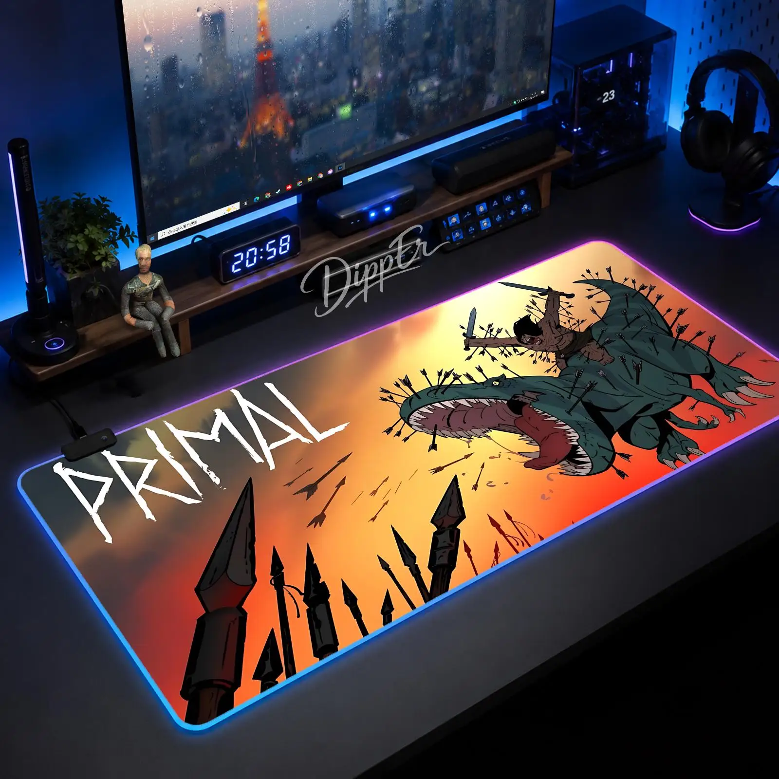 A-Primal Mouse Pad Large Size LED Glowing Table Pad XXL Gaming Non-slip Rubber Mat With Backlight
A-Primal Mouse Pad Large Size LED Glowing Table Pad XXL Gaming Non-slip Rubber Mat With Backlight