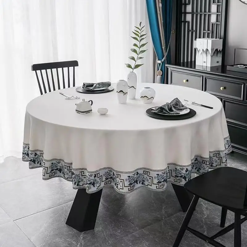Table Cloth Round Solid Geometric Jacquard Table Cover Classic Style Farmhouse for Dinning Table Decor Diameter 140cm
Table Cloth Round Solid Geometric Jacquard Table Cover Classic Style Farmhouse for Dinning Table Decor Diameter 140cm
