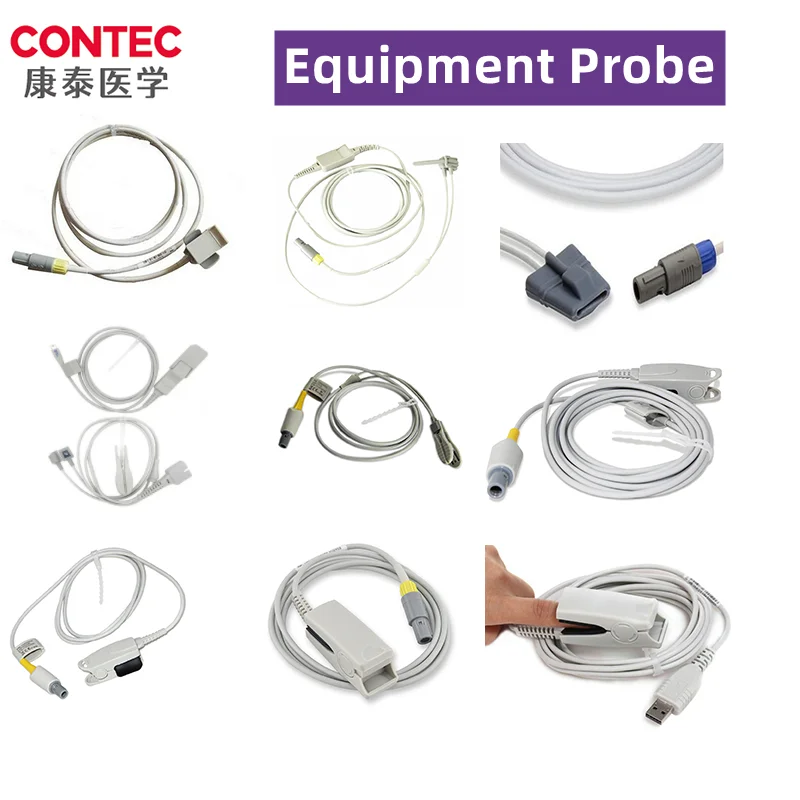 CONTEC Equipment Probe ECG / Blood Pressure monitor / Patient Monitor / Simulator / Spo2 / IBP cable
CONTEC Equipment Probe ECG / Blood Pressure monitor / Patient Monitor / Simulator / Spo2 / IBP cable
