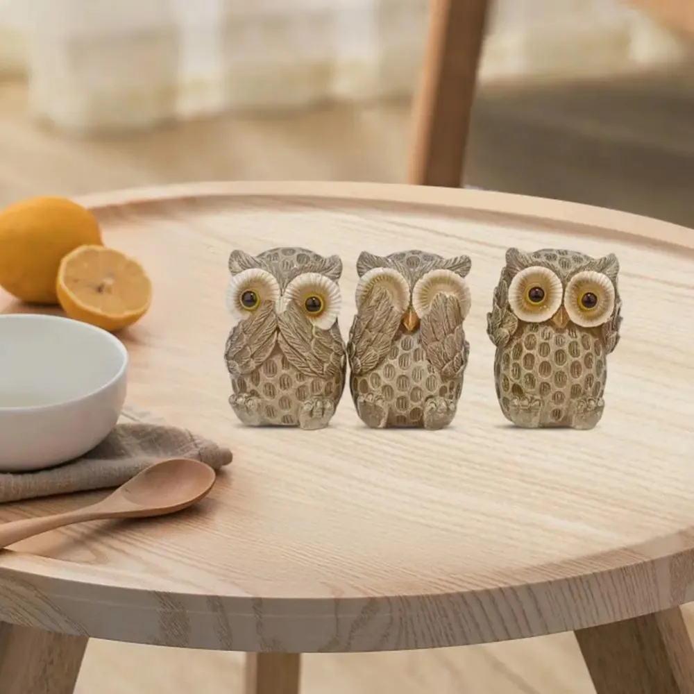 Creative Cute Mini Owls Figurines Resin Crafts Waterproof Owls Statue Realistic Desktop Owls Ornaments Wine Cabinet Living Room
Creative Cute Mini Owls Figurines Resin Crafts Waterproof Owls Statue Realistic Desktop Owls Ornaments Wine Cabinet Living Room
