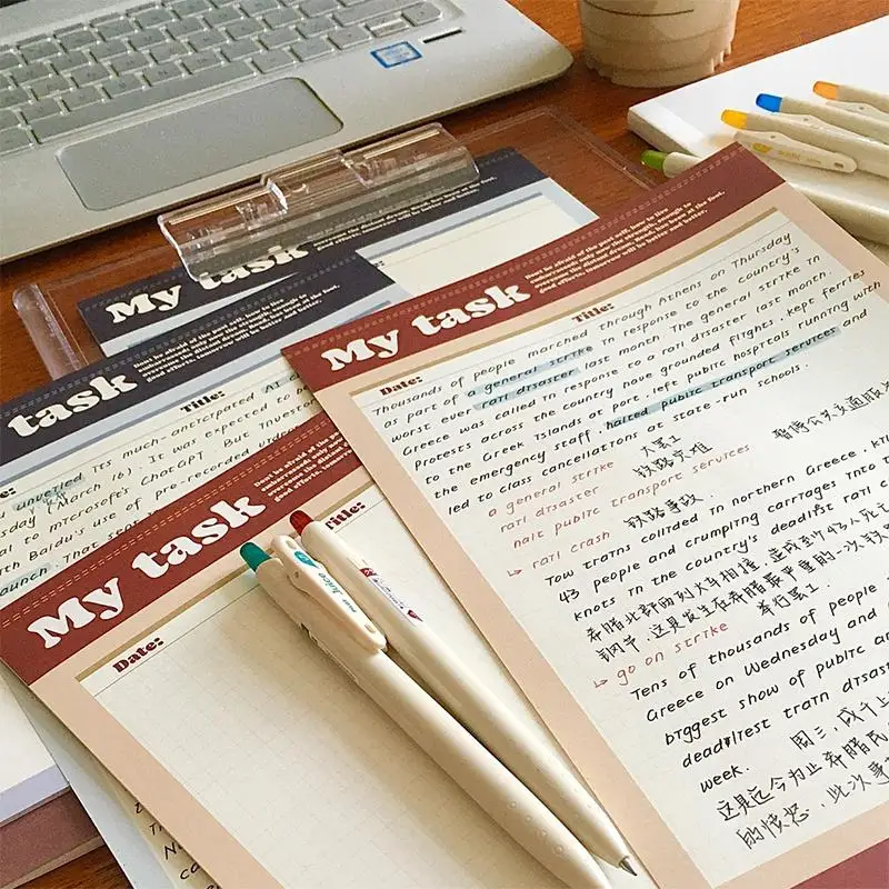 30 Sheets American Style Retro B5 Notebook Student Simple Tearable Notepad Creative Multifunctional Diary Memo Office Supplies
30 Sheets American Style Retro B5 Notebook Student Simple Tearable Notepad Creative Multifunctional Diary Memo Office Supplies