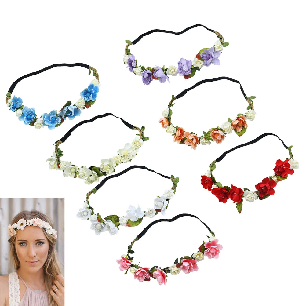 7 Pcs Floral Headpiece Hair Ribbons Wreath B Headgear Flower Headb Wedding Party Accessories Lightweight Comfortable
7 Pcs Floral Headpiece Hair Ribbons Wreath B Headgear Flower Headb Wedding Party Accessories Lightweight Comfortable