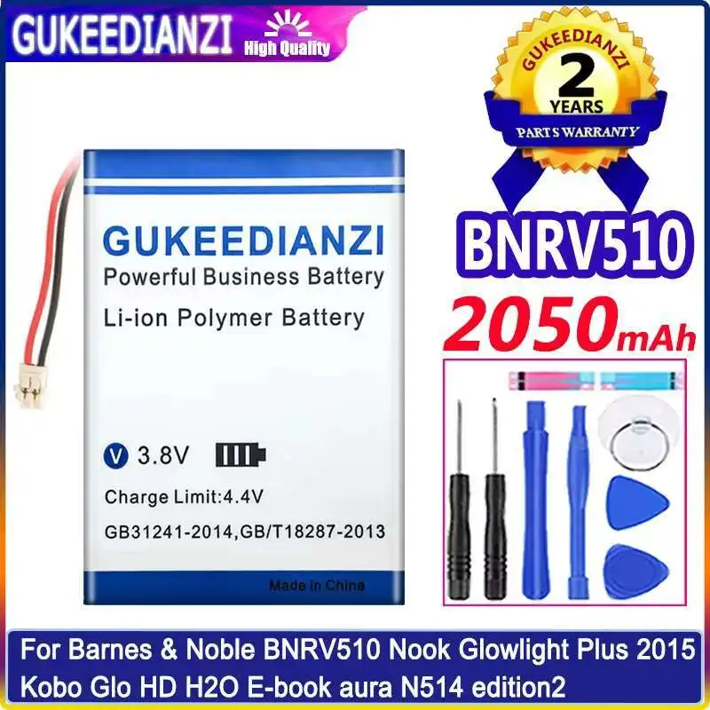 2050 мАч для Barnes & Noble BNRV510 Nook Glowlight Plus 2015 Kobo Glo HD H2O E-Book Aura N514 Edition2 Прочный аккумулятор для планшета
2050 мАч для Barnes & Noble BNRV510 Nook Glowlight Plus 2015 Kobo Glo HD H2O E-Book Aura N514 Edition2 Прочный аккумулятор для планшета