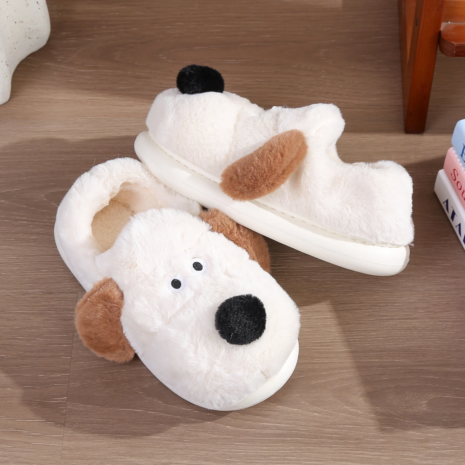 Warm Plush Cotton Slippers Comfortable Footwear Thick Sole Home Indoor Outside Men And Women Couples Winter Household Slippers
Warm Plush Cotton Slippers Comfortable Footwear Thick Sole Home Indoor Outside Men And Women Couples Winter Household Slippers