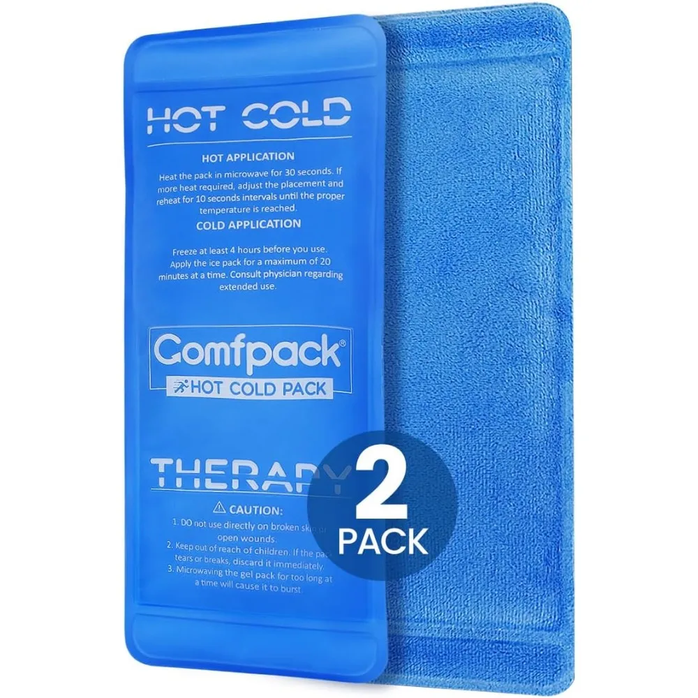 Reusable Flexible Dual Side Hot Cold Gel Packs for Injury Headache Muscle Pain Relief Knee Shoulder Ankle Neck
Reusable Flexible Dual Side Hot Cold Gel Packs for Injury Headache Muscle Pain Relief Knee Shoulder Ankle Neck