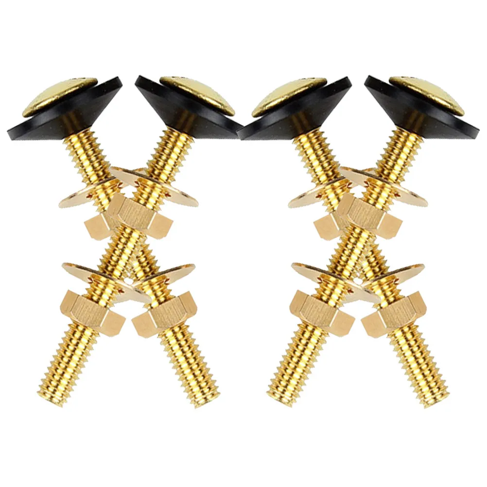 4Pcs Toilet Tank Bolts Premium Brass Stainless Steel Heavy Duty Universal Toilet Seat Bolts Replacement Kit for Standard Toilets
4Pcs Toilet Tank Bolts Premium Brass Stainless Steel Heavy Duty Universal Toilet Seat Bolts Replacement Kit for Standard Toilets