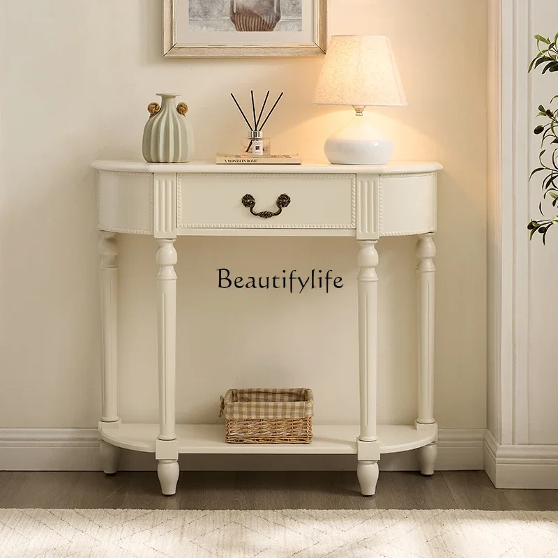 yj5 American Style Solid Wood Curved Entryway Cabinet Hallway Wall Cabinet Living Room Entryway
yj5 American Style Solid Wood Curved Entryway Cabinet Hallway Wall Cabinet Living Room Entryway