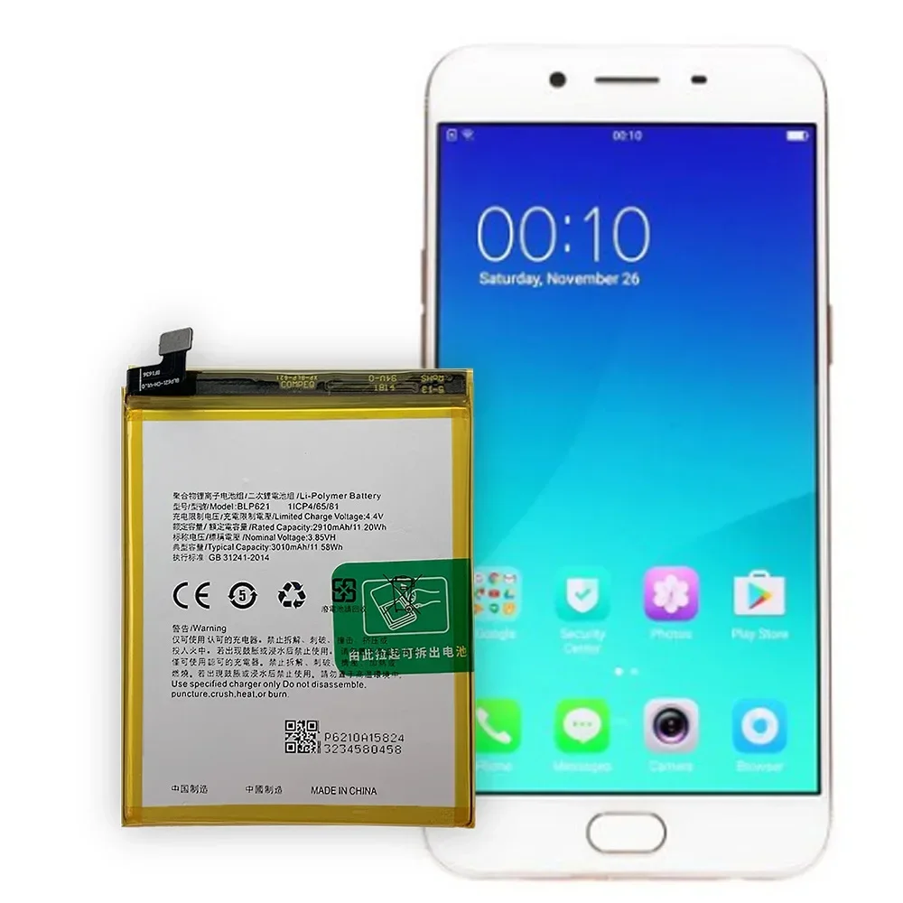 BLP621 Высококачественная сменная батарея для OPPO BLP-621 R9S R9SM 3010 мАч Встроенные батареи для мобильных телефонов большой емкости
BLP621 Высококачественная сменная батарея для OPPO BLP-621 R9S R9SM 3010 мАч Встроенные батареи для мобильных телефонов большой емкости