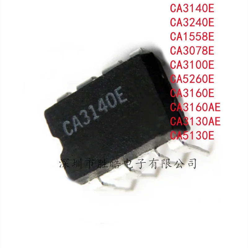 (5PCS) CA3140E / CA3240E /CA1558E /CA3078E /CA3100E / CA5260E / CA5130E / CA3160E /CA3130AE / CA3160AE DIP-8 Integrated Circuit
(5PCS) CA3140E / CA3240E /CA1558E /CA3078E /CA3100E / CA5260E / CA5130E / CA3160E /CA3130AE / CA3160AE DIP-8 Integrated Circuit